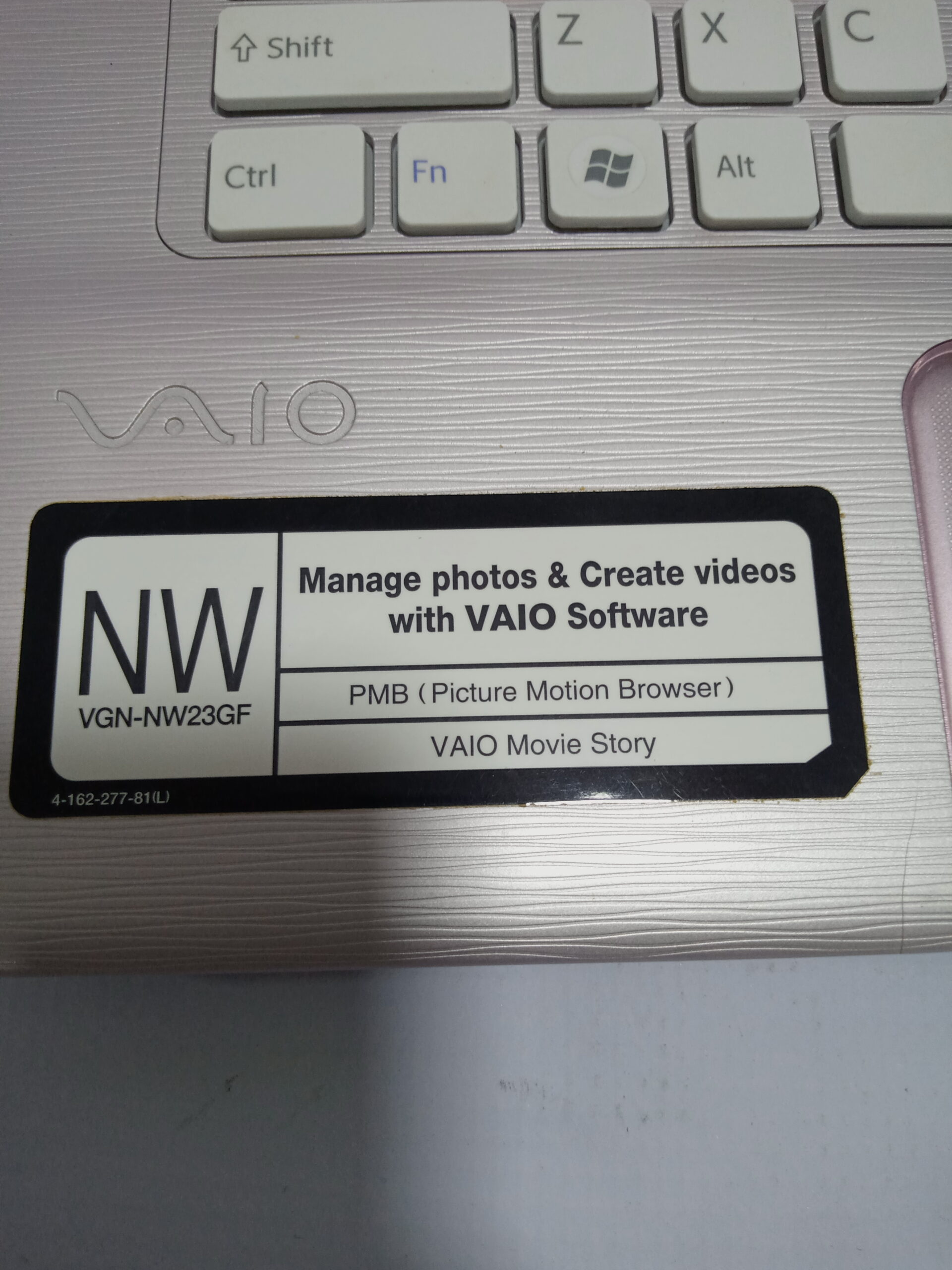 Sony VAIO VGN NW23GF - Core 2 Duo - 250GB - 4GB Ram - Sharp Webcam - Image 9