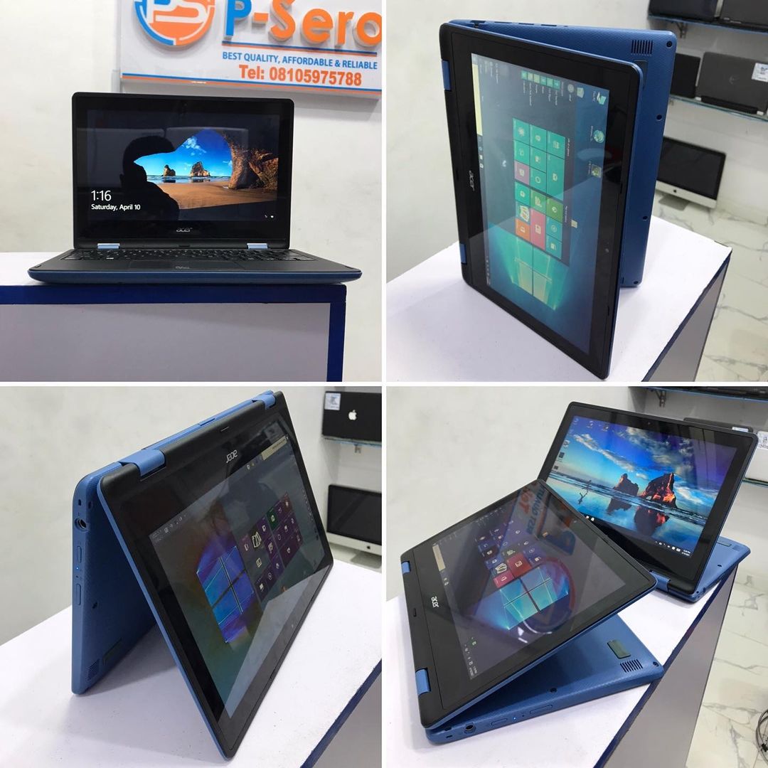 Acer Aspires R3 – 131T – Intel Inside – 4GB Ram – 512GB SSD – Touchscrean – Convertible