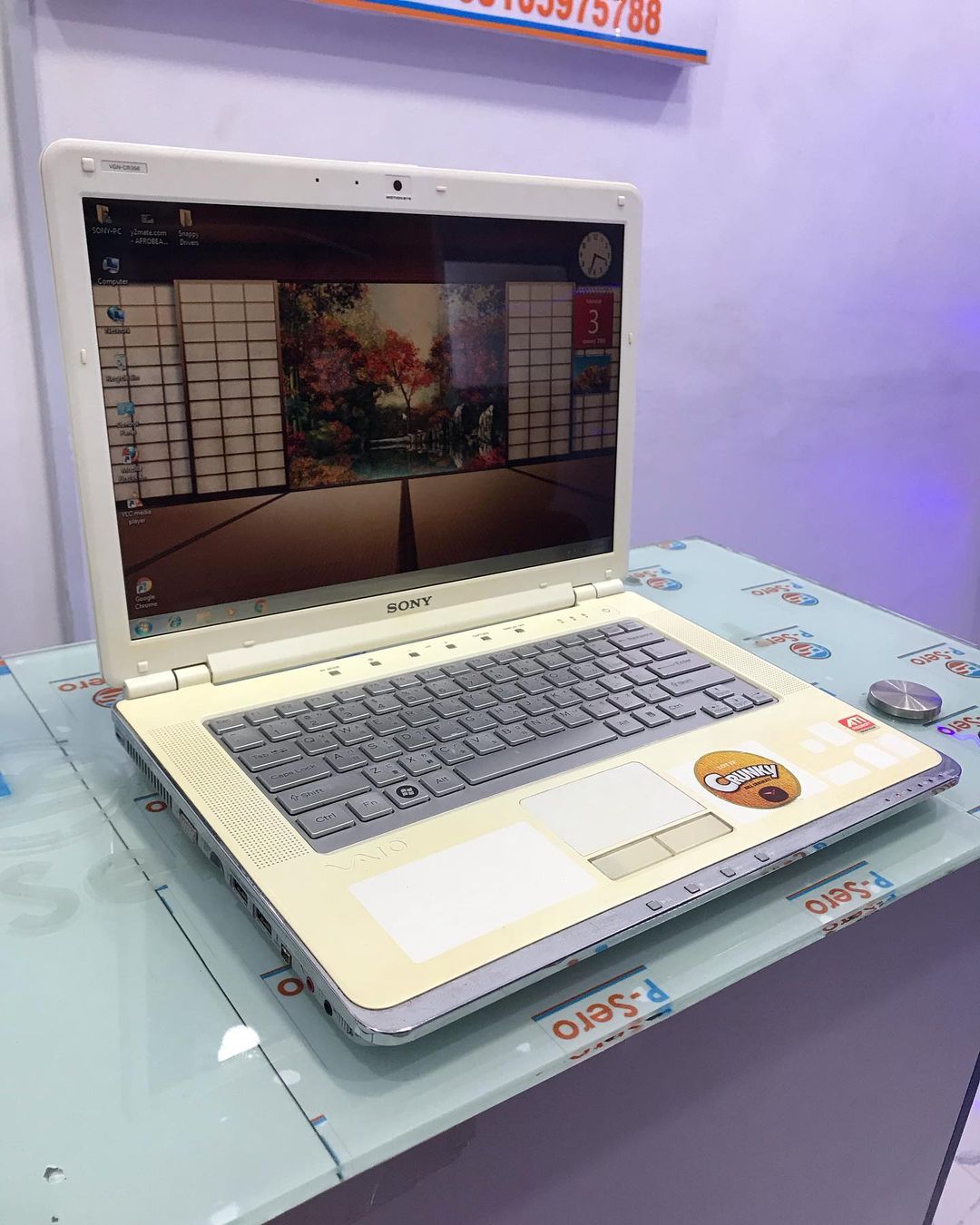 Sony VAIO VGN-CR356_W Laptop – 4GB Ram – 160GB HDD – Intel Core 2 - Image 2