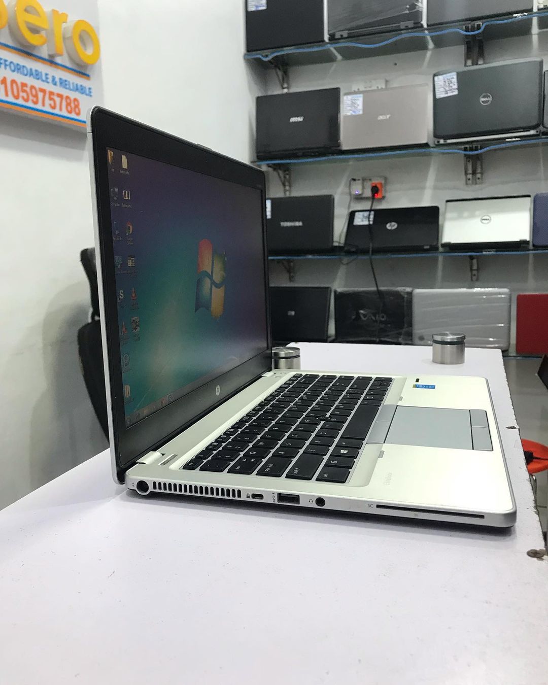 Slim Hp Elitebook folio 9480m laptops -intel core i7 – keyboard light -8GB-RAM-500GB HDD-2.7GHz - Image 10