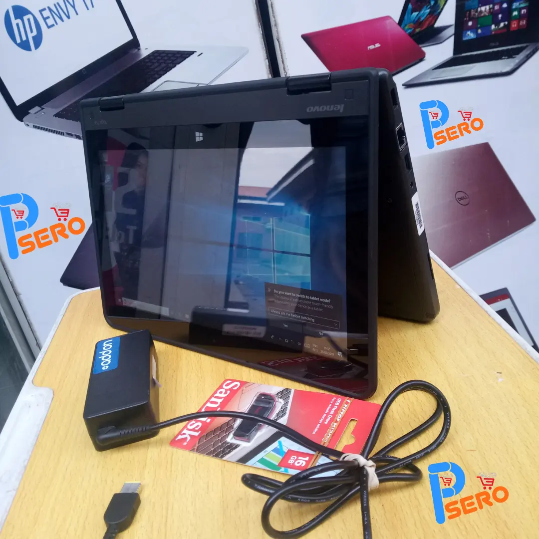 UK Used: Lenovo Yoga 11e x360 Touchscreen Laptop – 4gb Ram – 320GB Hard Drive – Convertible- Windows 10 pro