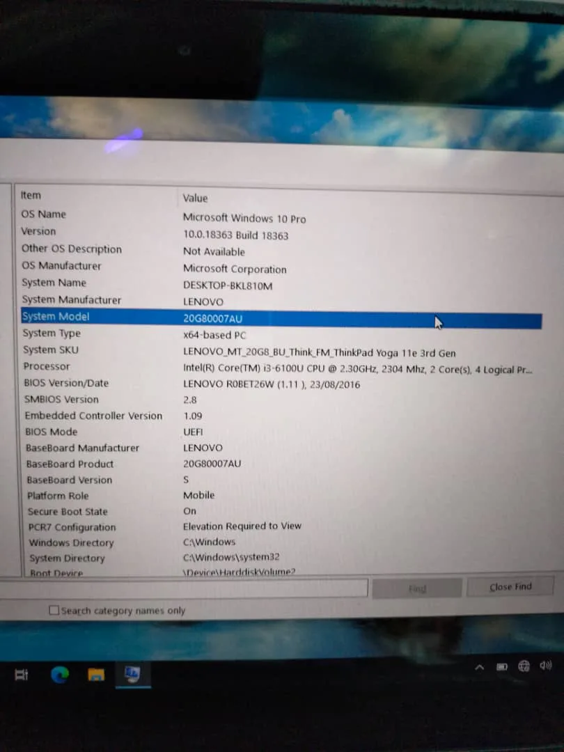 UK Used Lenovo ThinkPad Yoga 11e 2-in-1 – 6th Gen. Intel Core i3 – 128GB SSD – 4GB RAM – 4GB Total Graphics – HDMI – Touchscreen - Image 8