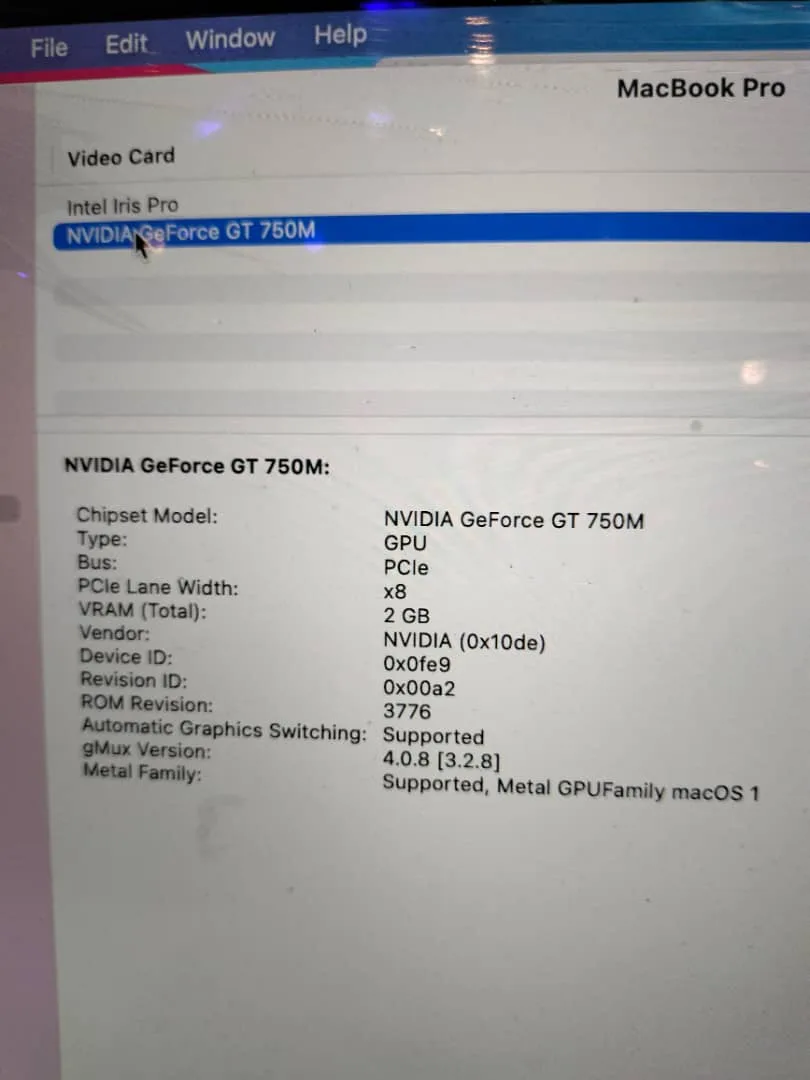 UK Used: Apple MacBook Pro – Intel Core i 7 – 16GB Ram – 256ssd Storage – Keyboard Light - Image 5