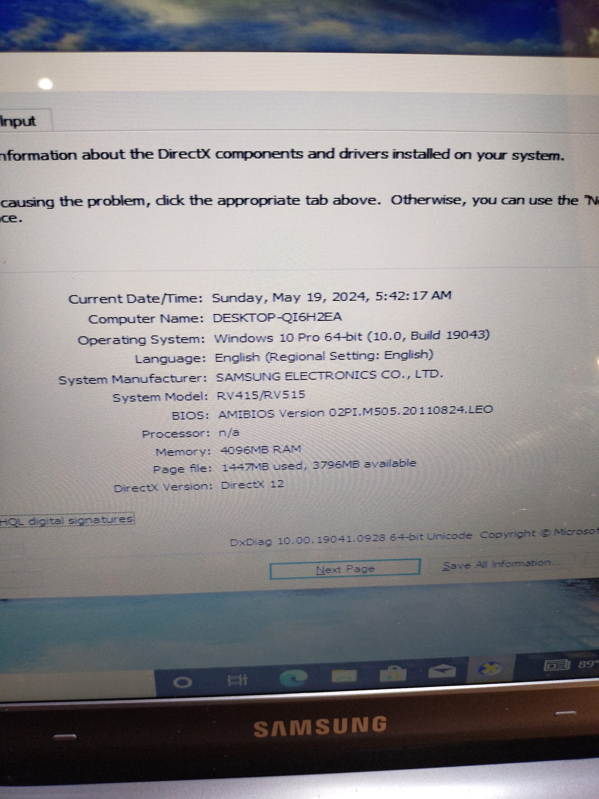 Samsung RV415/R515 - 250GB HDD - 4GB Ram - AMD - Windows 10 Pro - Image 10