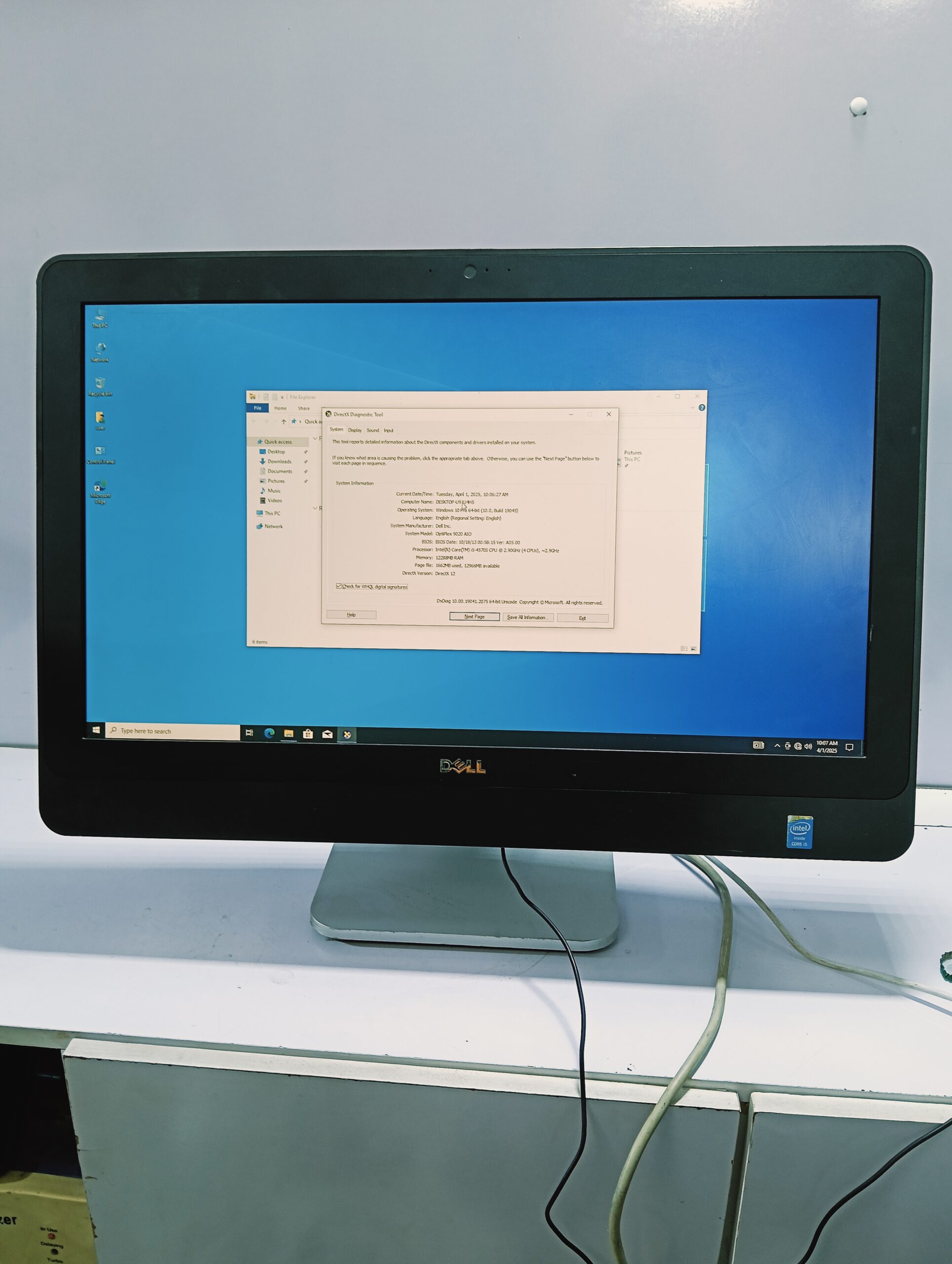 Dell - Optiplex 9020 Aio - All-In-One PC - Core i5 - 500GB HDD -12GB Ram -