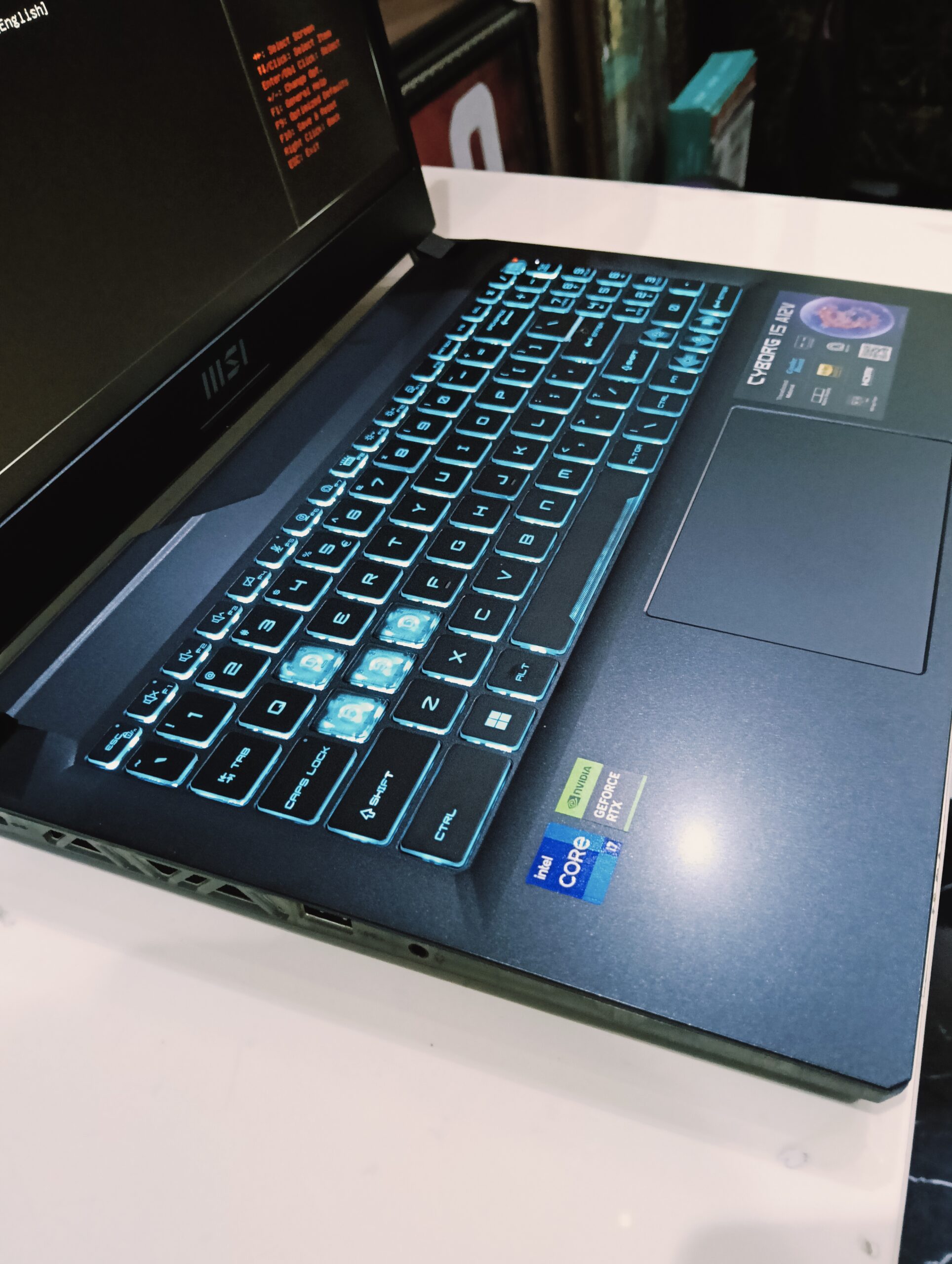 MSI CYBORG 15 A12V - Core i7 - 12th Gen - 512GB SSD - 16GB Ram - 6GB RTX Nvidia Dedicated Graphics - Image 8