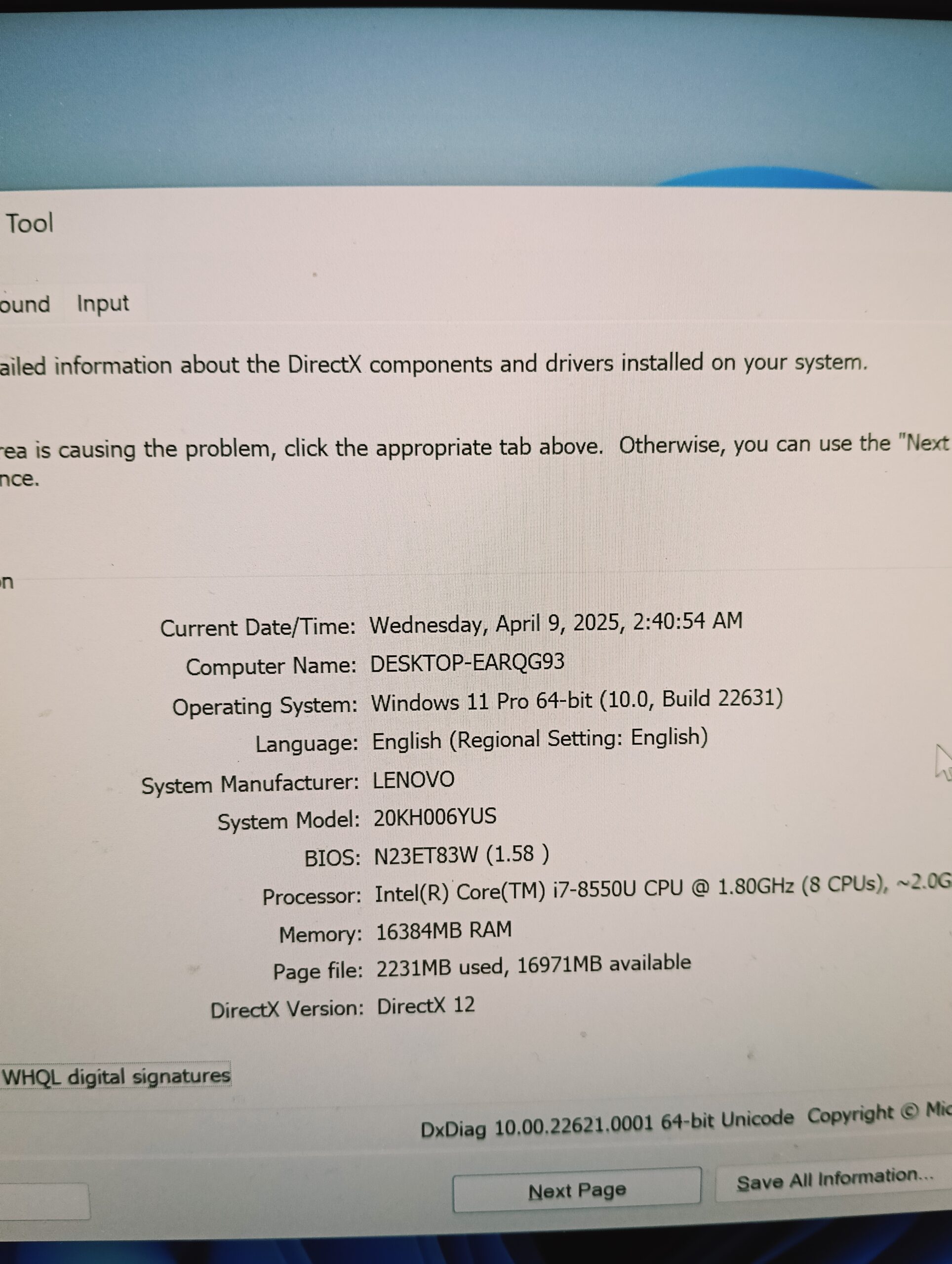 Lenovo 20KH006YUS - Intel Core i7 (2.0GHz) - 8th Gen - 512GB SSD - 16GB Ram - Windows 11 Pro - Image 7