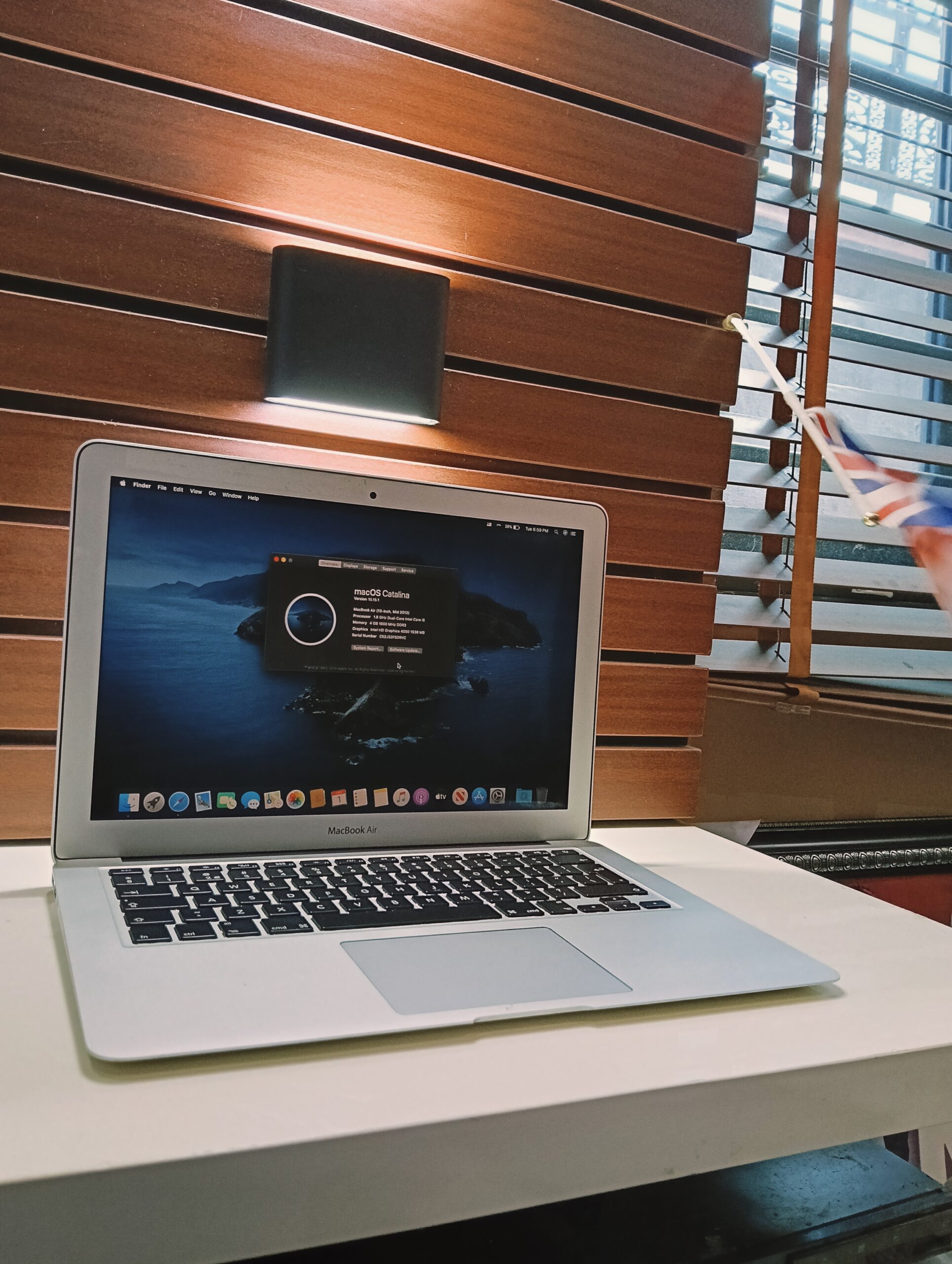 Apple MacBook Air 2012 – Intel Core i5 (1.8GHz) – 128GB SSD – 4GB Ram – Keyboard Light - Apple Logo Light - Image 6