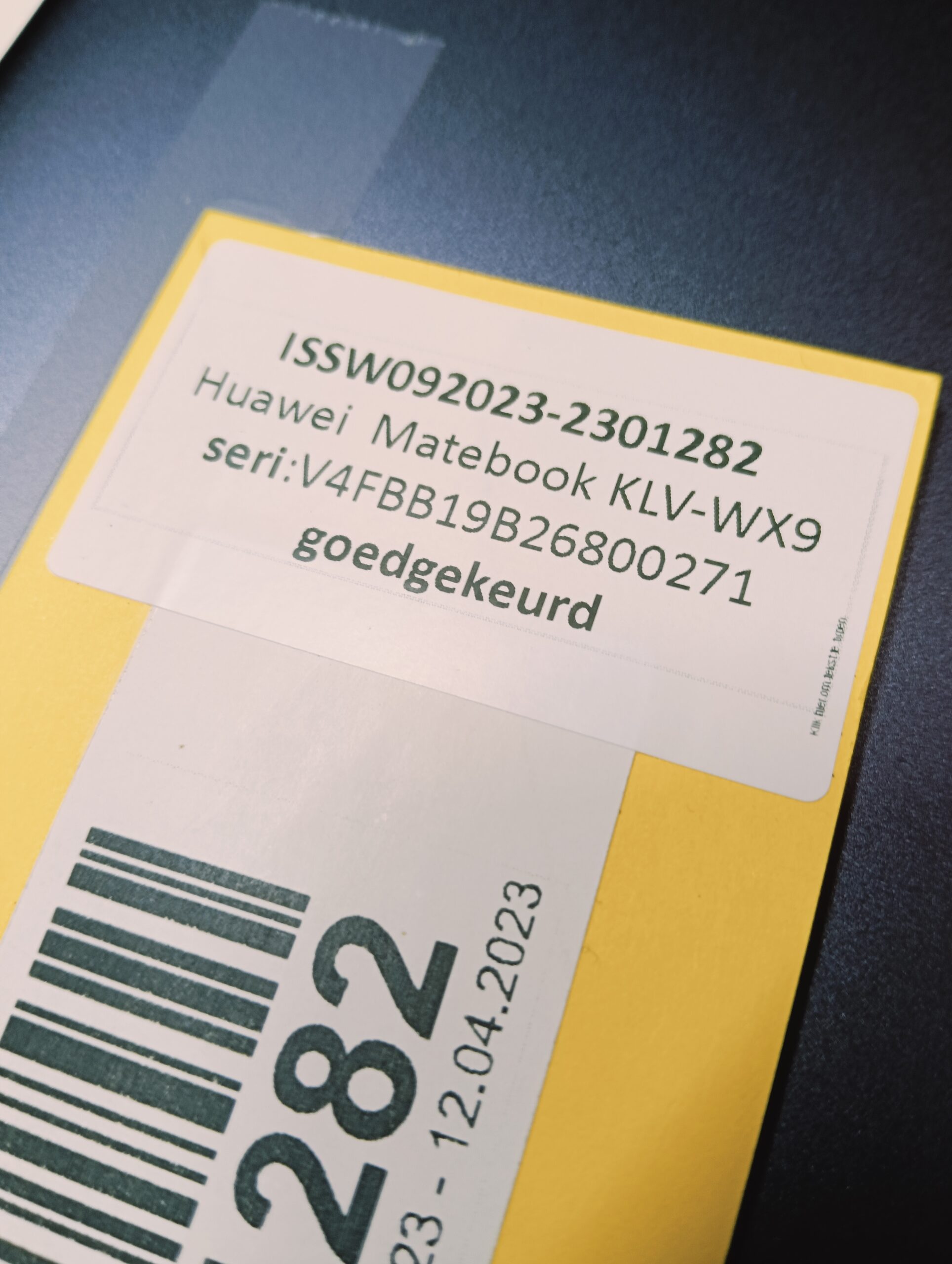 Huawei MateBook KLV-WX9 - Intel Core i7 (2.0GHz) - 8th Gen - 512GB SSD - 8GB Ram - Windows 11 Pro - Image 10
