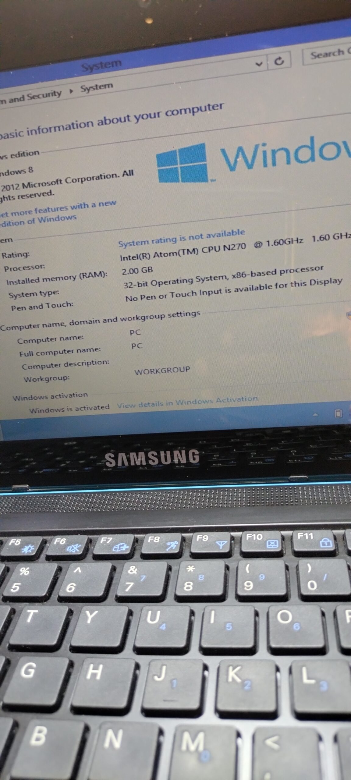 Samsung NP-N310 Laptop Computer – Intel Atom– 2GB Ram – 160GB HDD – 2.30GHz Processor Speed – 11 inches - Image 11