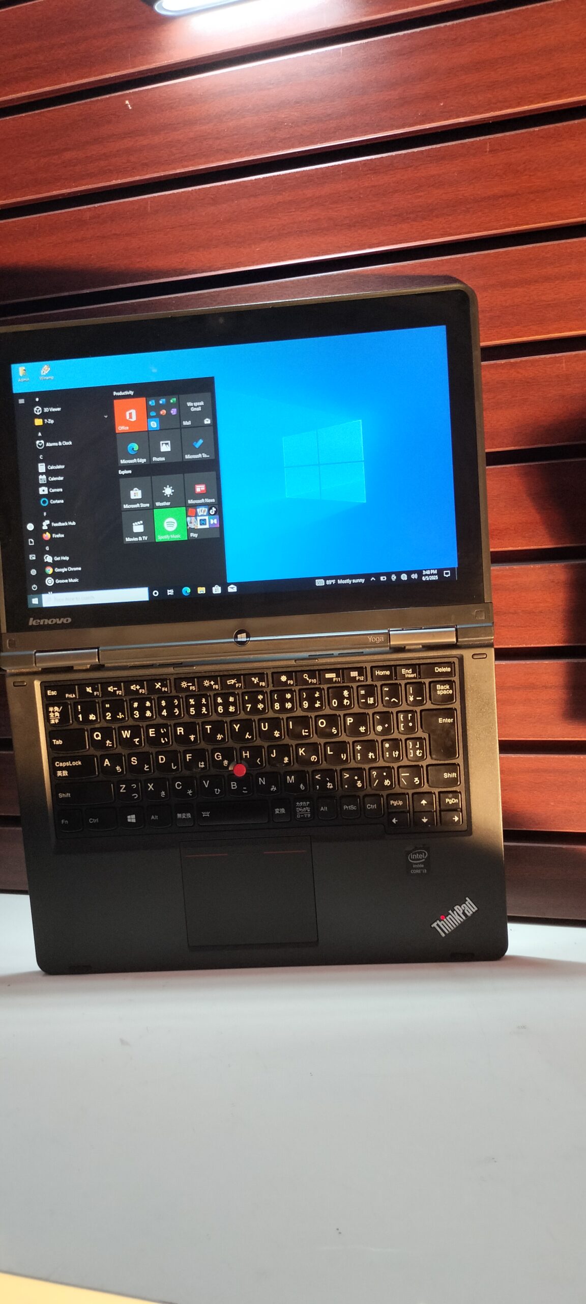 UK Used: Lenovo ThinkPad S1 yoga Touchscreen Laptop – 4gb Ram – 250GB Hard Drive – Convertible- Windows 10 pro - Image 6