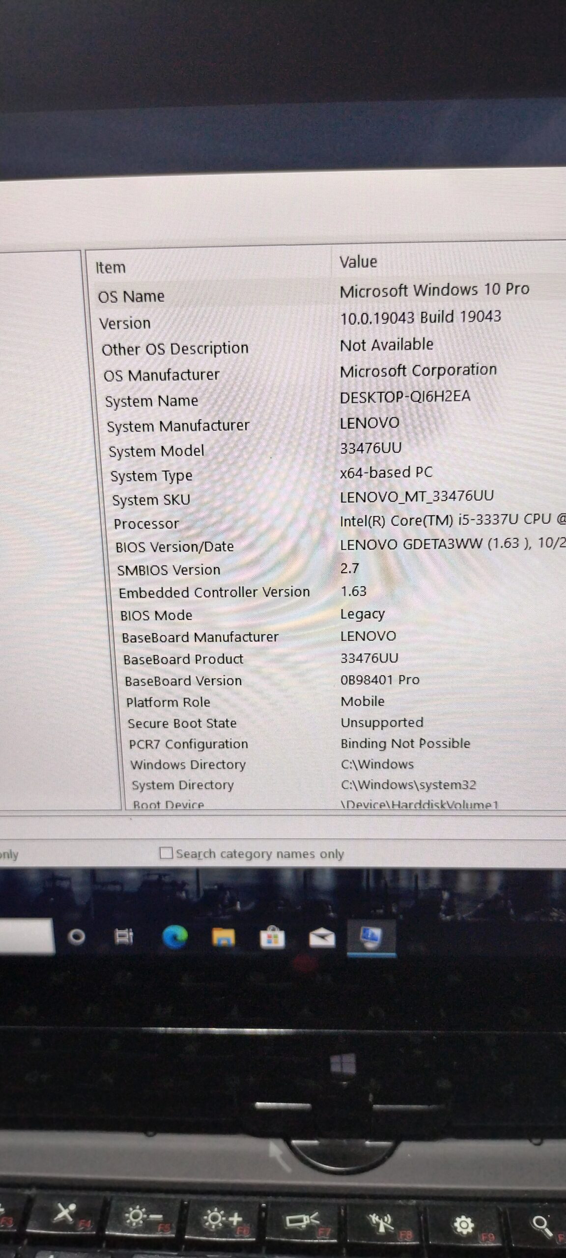 UK Used: Lenovo Yoga 33476UU - Intel core i5-x360 Touchscreen Laptop – 8gb Ram – 500GB Hard Drive – Convertible- Windows 10 pro - Image 10