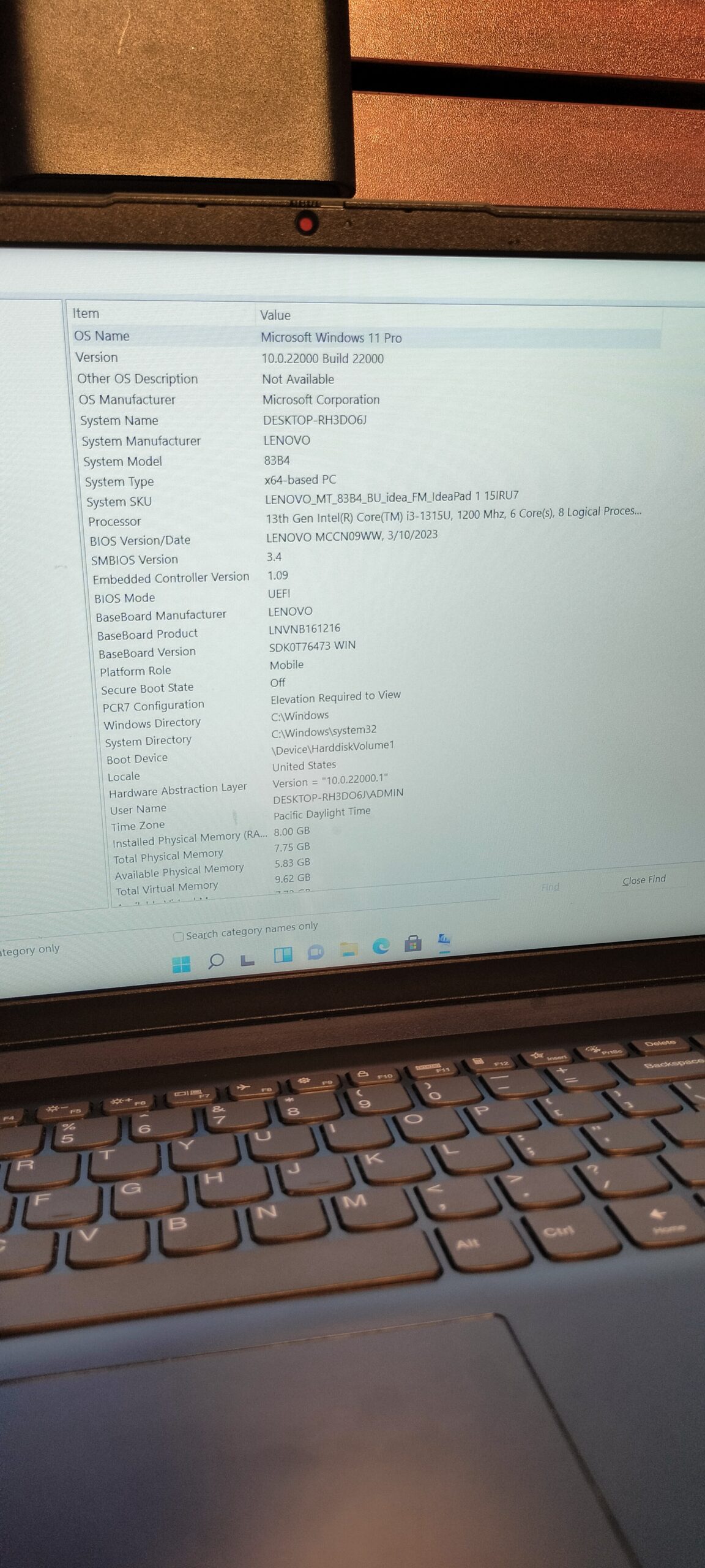 Lenovo IdeaPad 3-15IML05 – Intel Core i3 (2.1GHz) – 10th Gen – 256GB SSD – 4GB Ram – Windows 11 Pro - Image 17