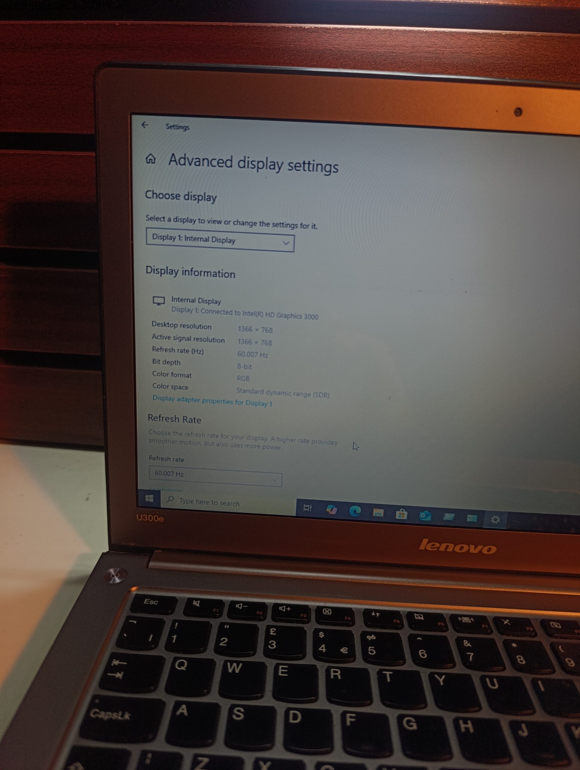 Lenovo U300E – Intel Core i5 (1.6GHz) – 200GB SSD – 4GB Ram – Windows 10 Pro - Image 3