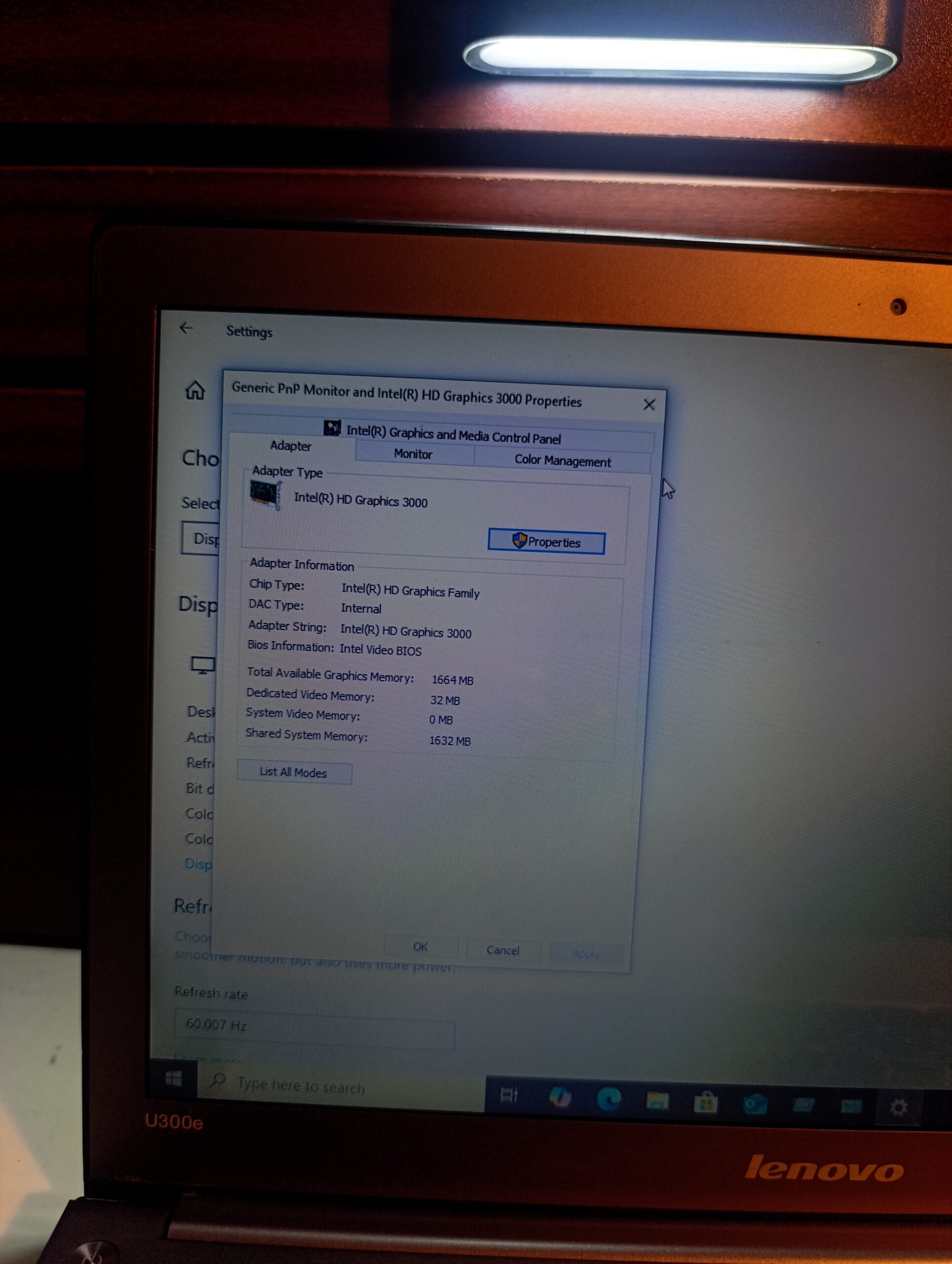 Lenovo U300E – Intel Core i5 (1.6GHz) – 200GB SSD – 4GB Ram – Windows 10 Pro - Image 8