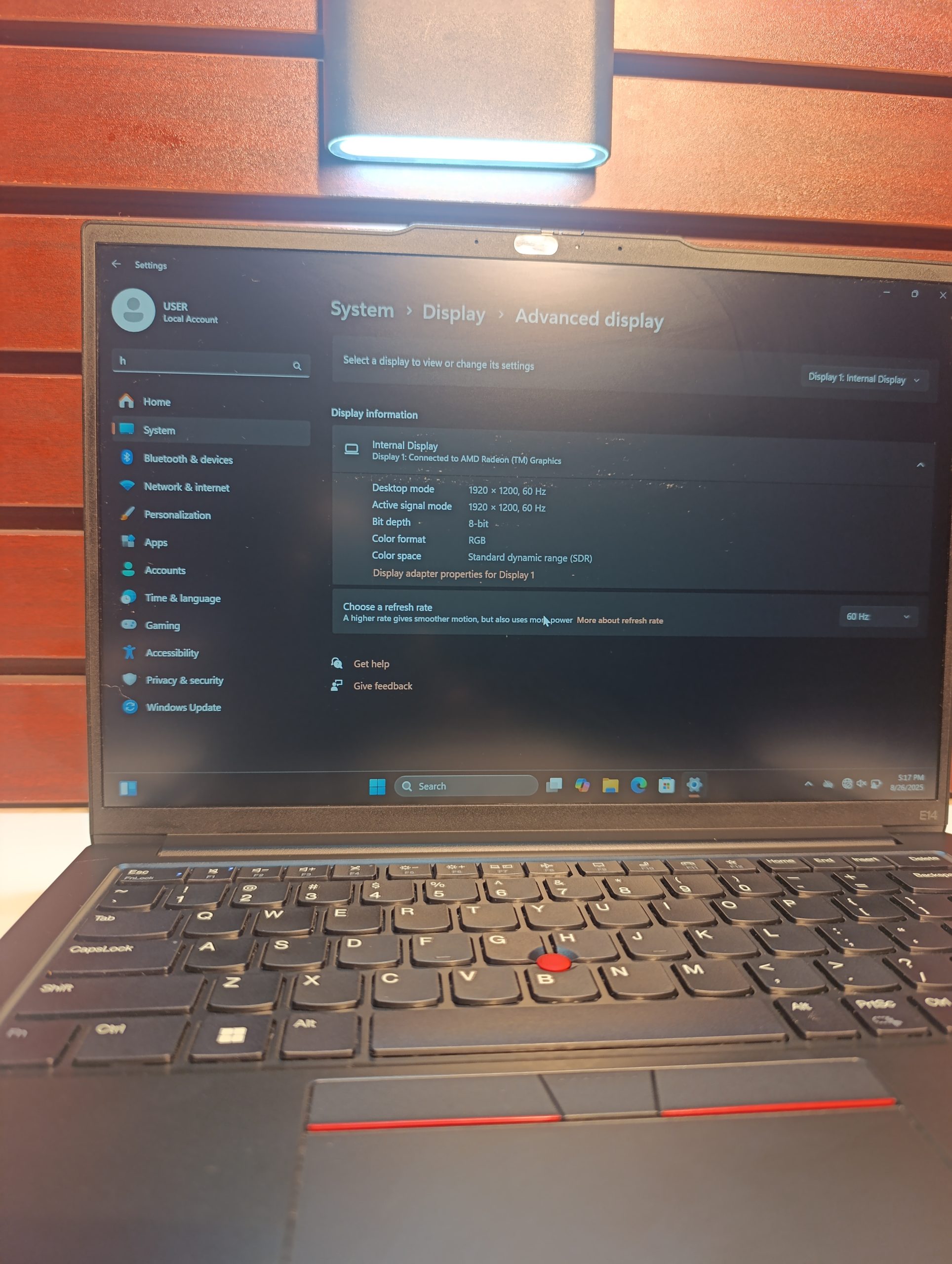 Lenovo ThinkPad E14 Gen 5 – AMD Ryzen 7 – 7th Gen – 512GB SSD – 16GB Ram – Windows 11 Pro - Image 8