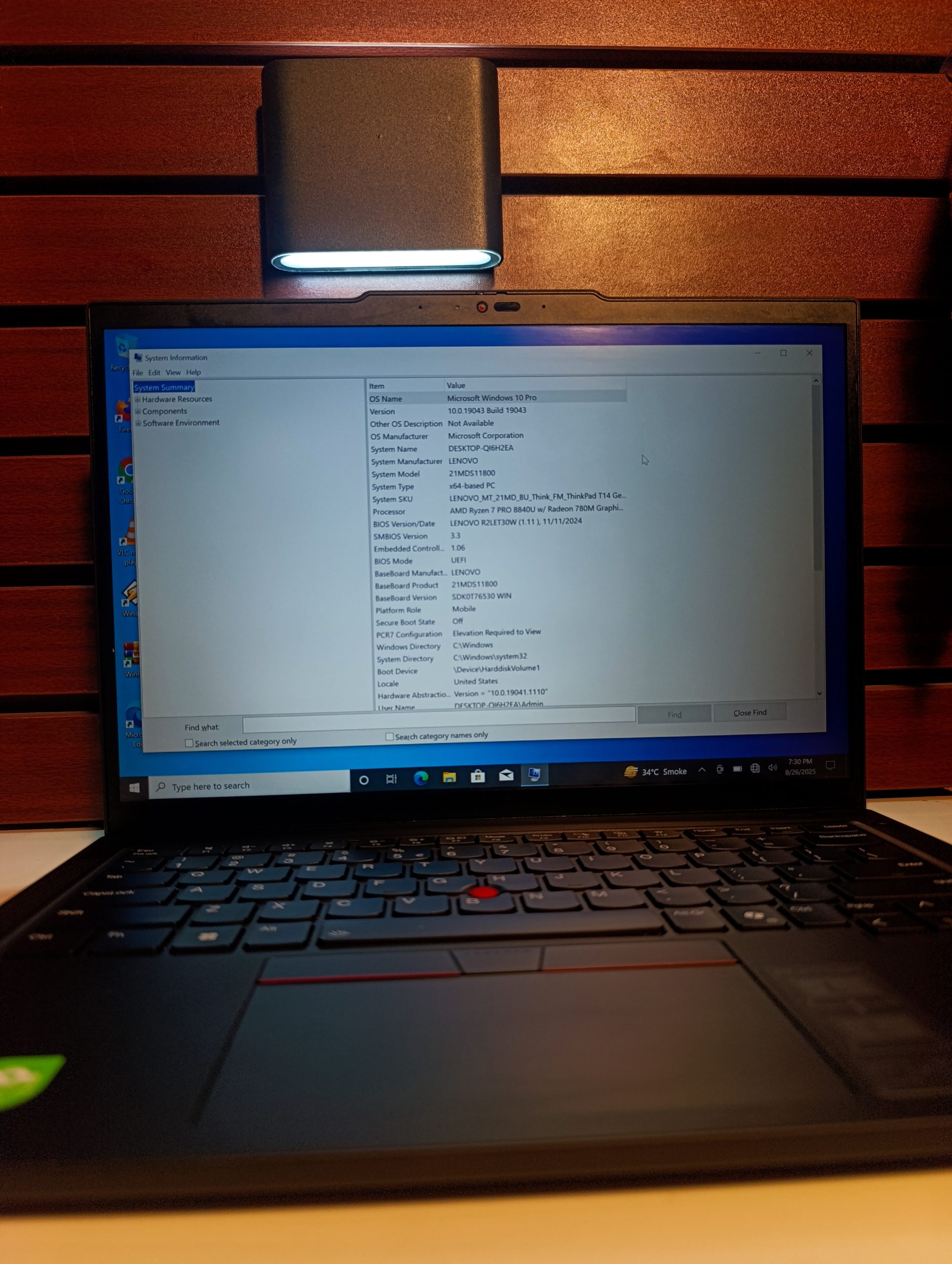 Lenovo ThinkPad T14 Gen – AMD Ryzen Pro – 8th Gen – 512GB SSD