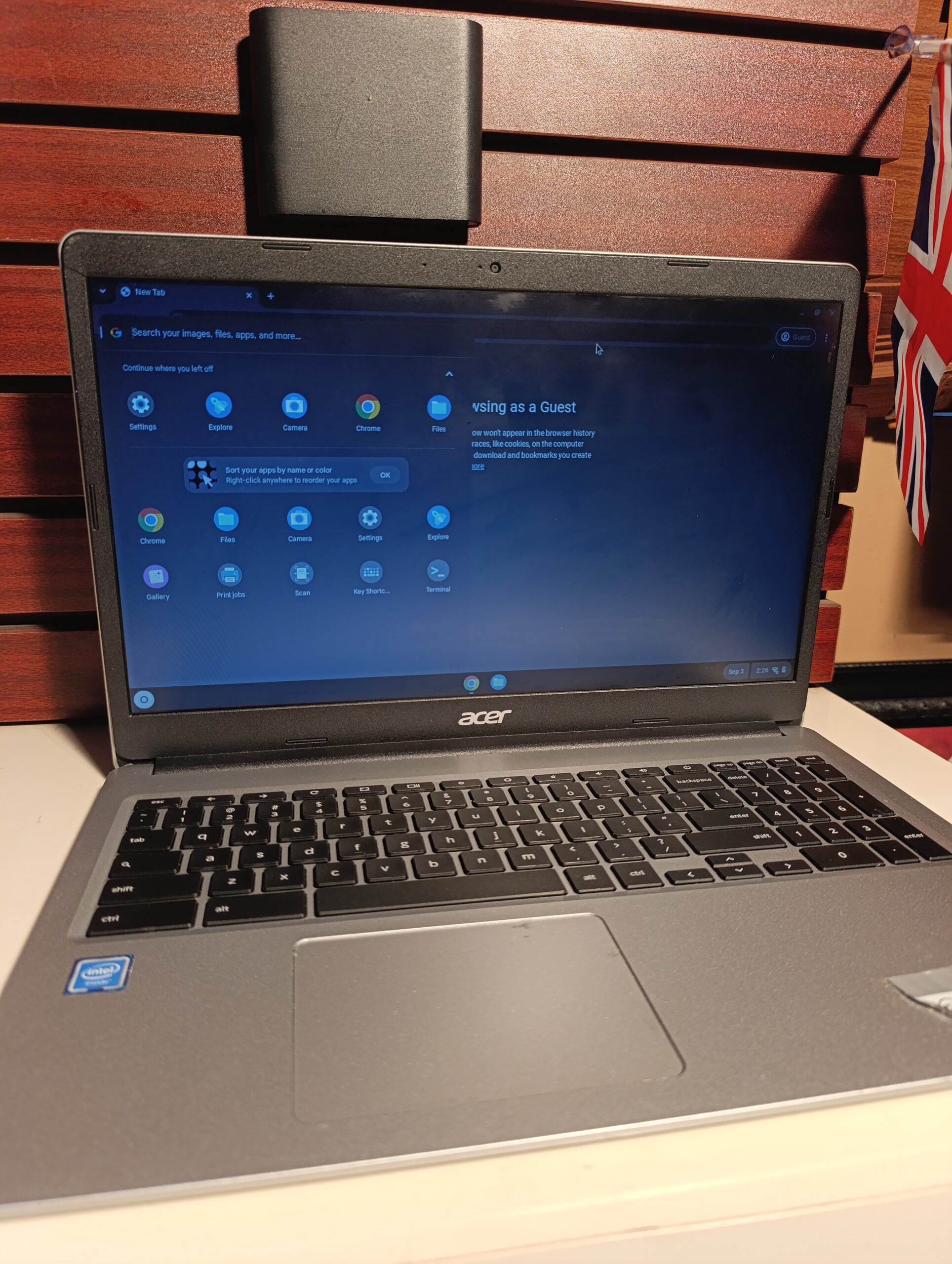 Acer Chromebook 315 – 15.6 inche – Intel Processor N4020 – 4GB RAM – 64GB eMMC – Pure Silver – ChromeOS - Image 7