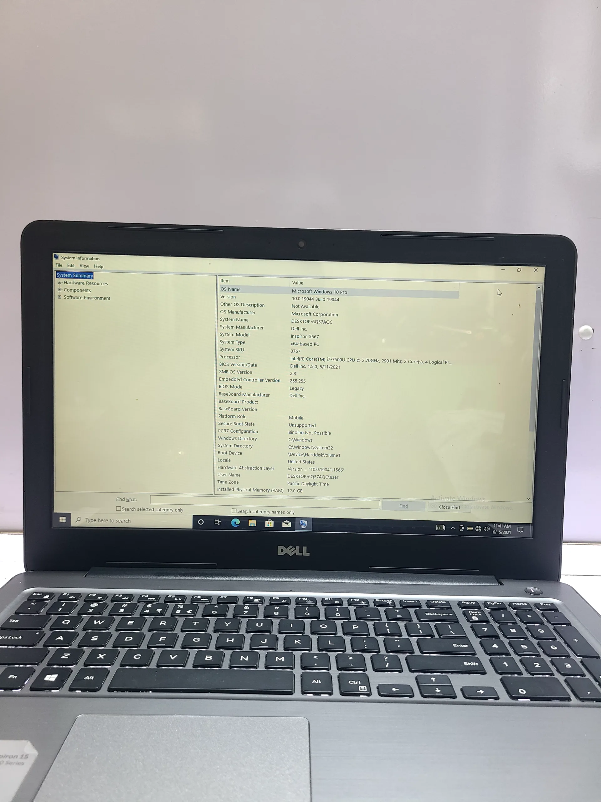 Dell Inspiron 5567 - Core I7 - 256gb Ssd - 12gb Ram- Ryzen Graphics. - Image 3
