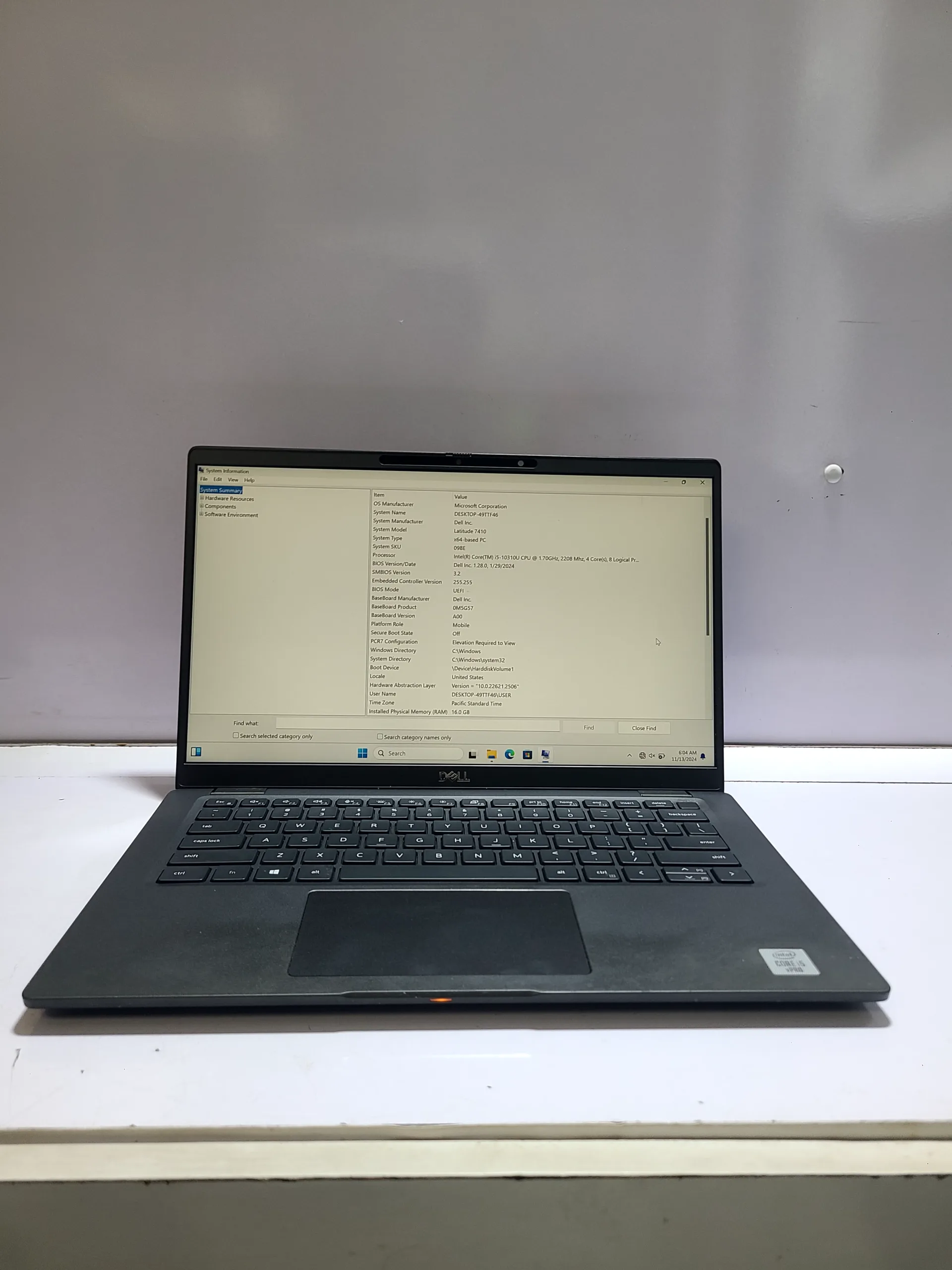 Dell Latitude 7410 - Intel Core I5-10310U - 256 SSD - 16GB RAM. - Image 8