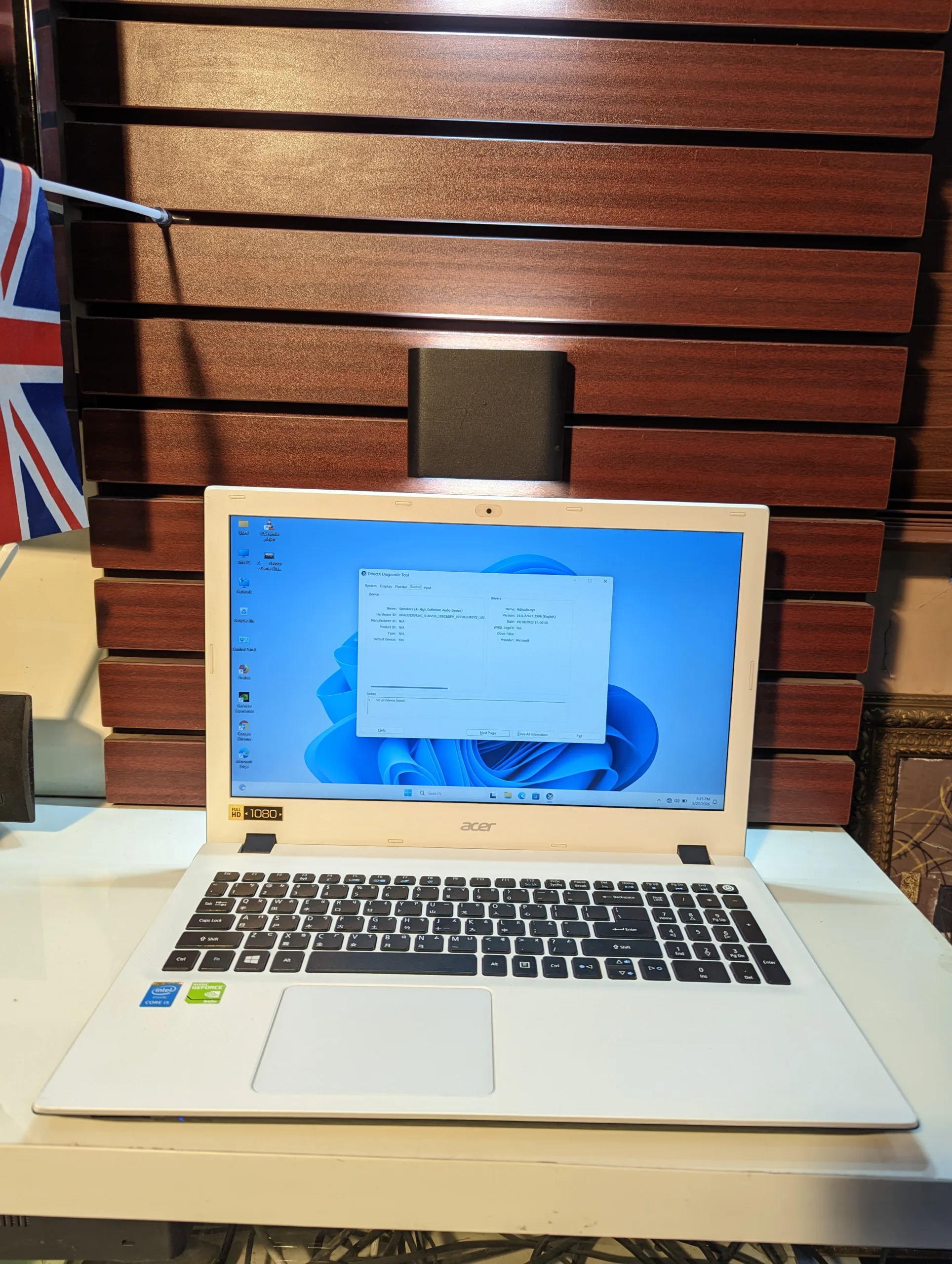 ACER ASPIRE ES-573G – INTEL CORE I5 – 5TH GEN - 8GB RAM- 500GB -2GB DEDICATED - Window 11 - Image 8
