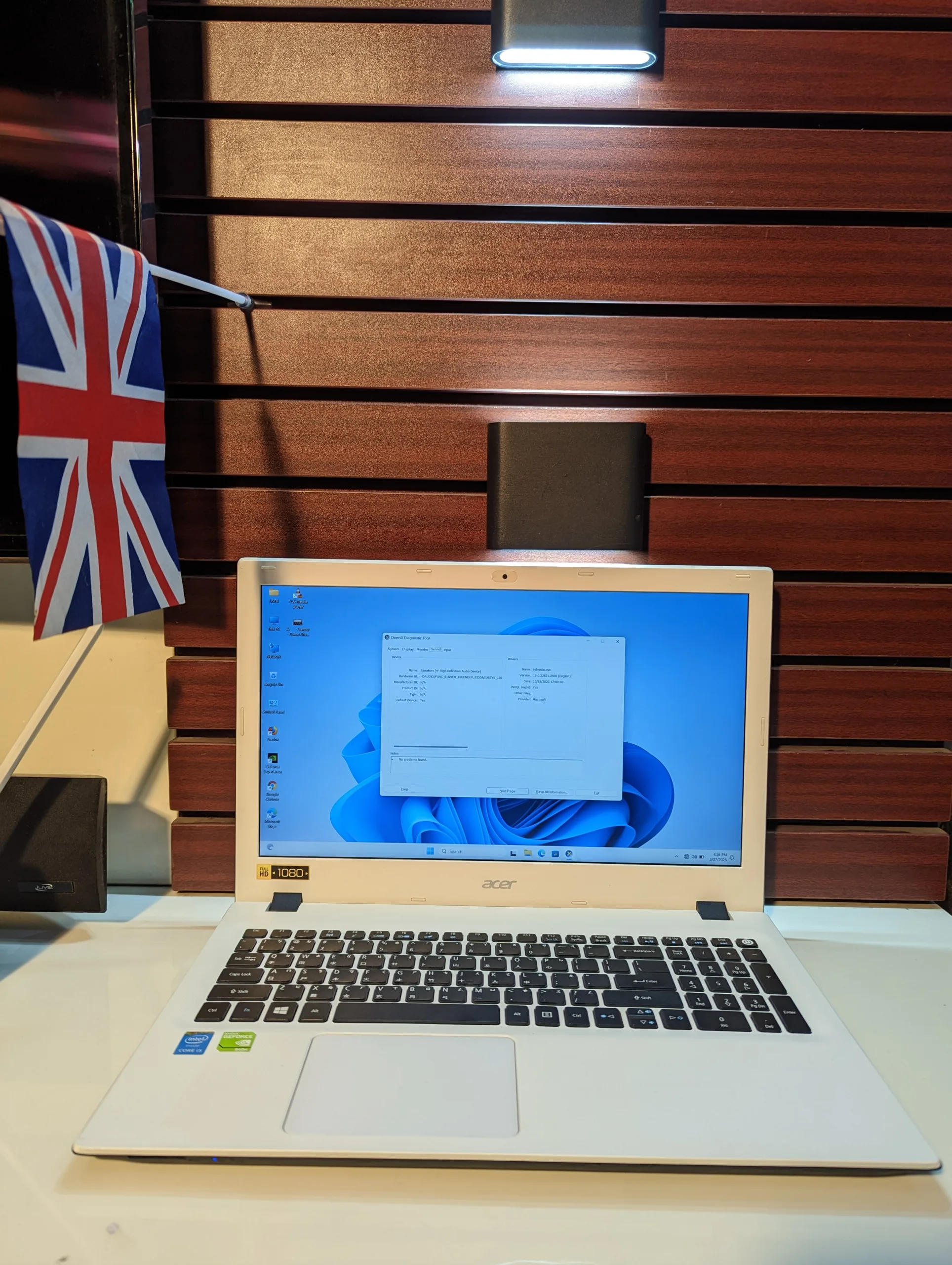 ACER ASPIRE ES-573G – INTEL CORE I5 – 5TH GEN - 8GB RAM- 500GB -2GB DEDICATED - Window 11