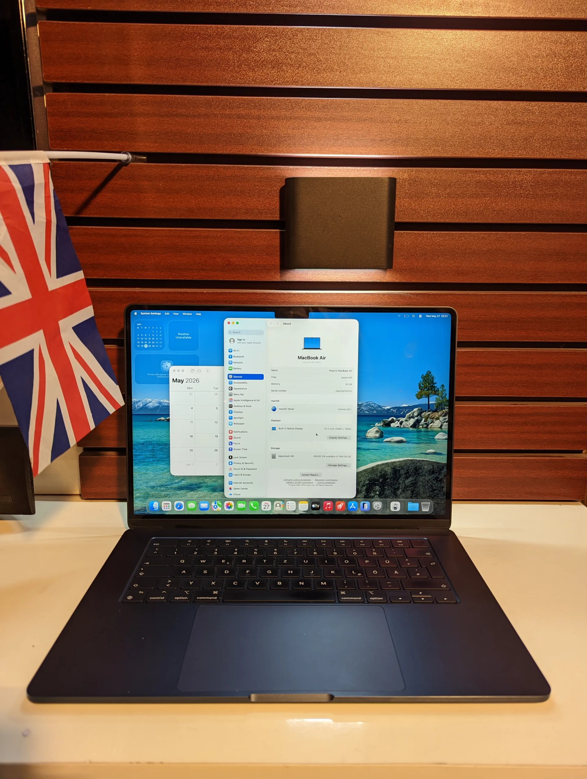 Apple Mackbook Air M3 Chip- 512gb Ssd – 16gb Ram – Keyboard Light – Tahoe 26.1 - Image 2