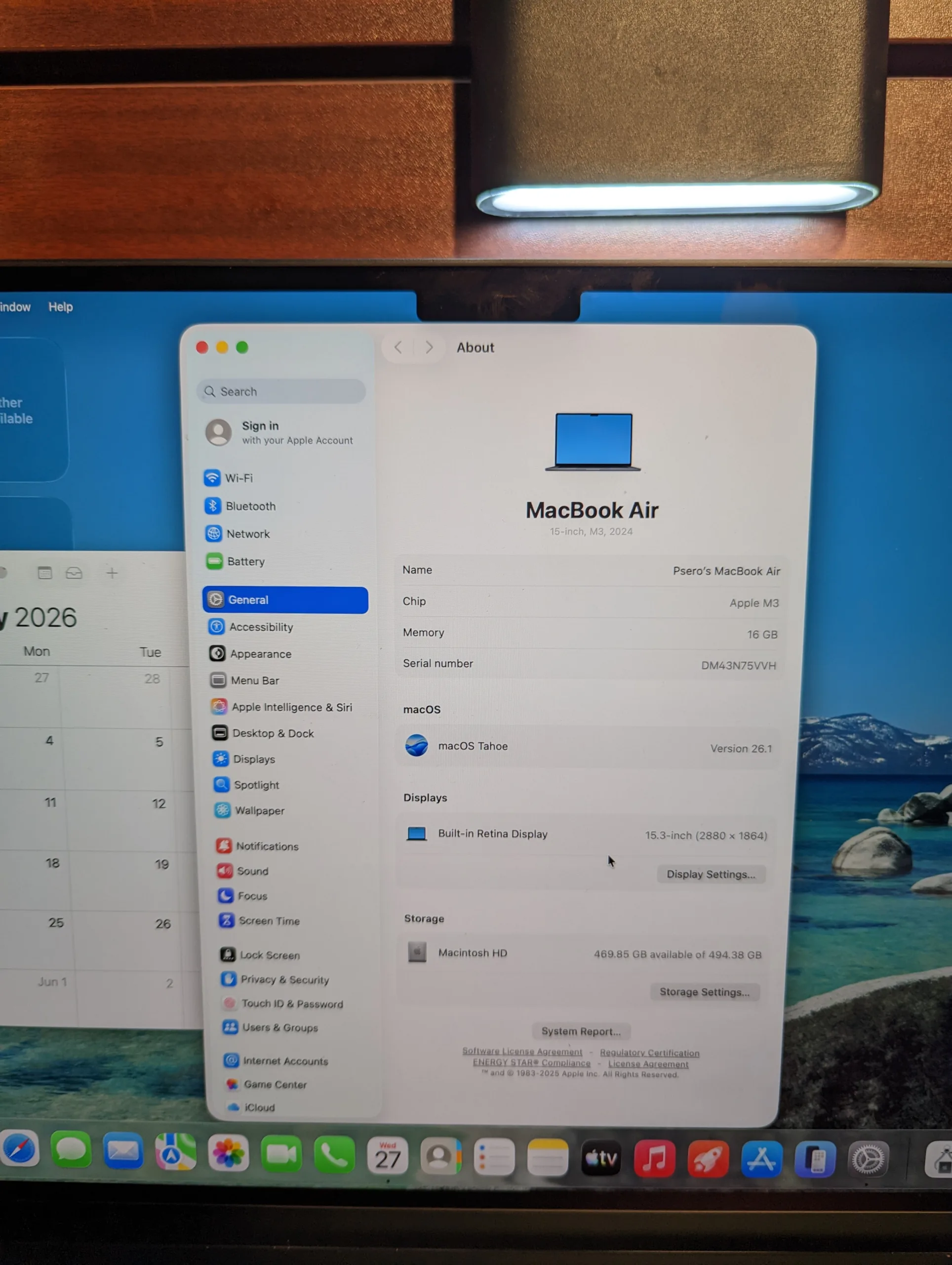 Apple Mackbook Air M3 Chip- 512gb Ssd – 16gb Ram – Keyboard Light – Tahoe 26.1 - Image 3